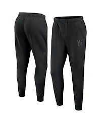 Fanatics Men's Black Vegas Golden Knights Authentic Pro Road Fleece Sweatpants