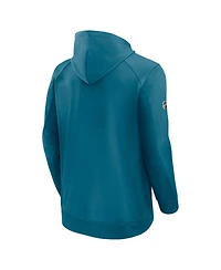 Fanatics Men's Teal San Jose Sharks Pro Rink Fleece Pullover Hoodie