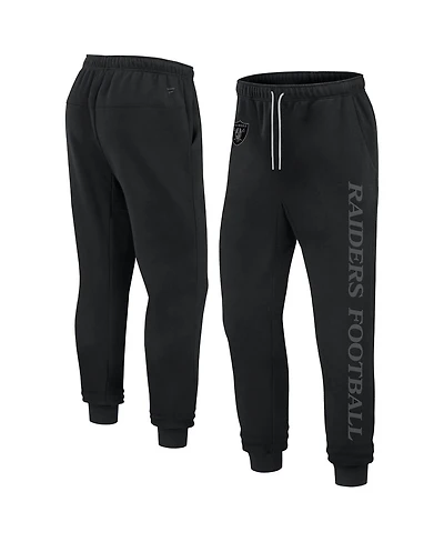 Fanatics Men's and Women's Black Las Vegas Raiders Elements Phenom Fleece Jogger Pants
