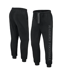 Fanatics Men's and Women's Black Las Vegas Raiders Elements Phenom Fleece Jogger Pants