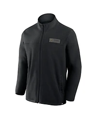 Fanatics Men's Black Vegas Golden Knights Home Ice Fleece Full-Zip Jacket