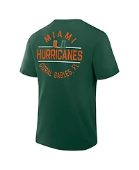 Fanatics Men's Green Miami Hurricanes Fastbreak T-Shirt