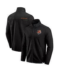 Darius Rucker Collection by Fanatics Men's Black Cincinnati Bengals Colorblock Polar Fleece Full-Zip Jacket