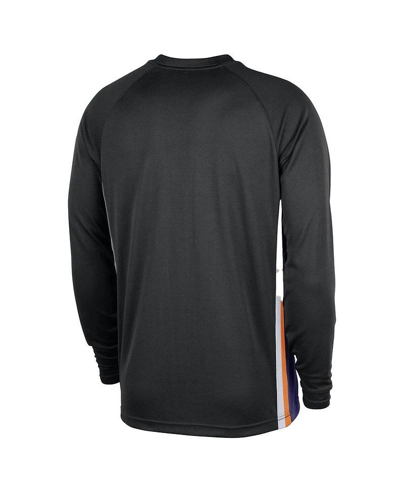 Nike Men's Black Phoenix Suns 2025/26 Authentic Pre-Game Legend Dri-fit Long Sleeve Shooting Shirt