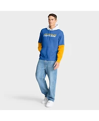 Fanatics Men's Powder Blue Los Angeles Chargers Helmet Pullover Hoodie