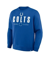 Fanatics Men's Royal Indianapolis Colts Direct Handoff Legacy Pullover Sweatshirt