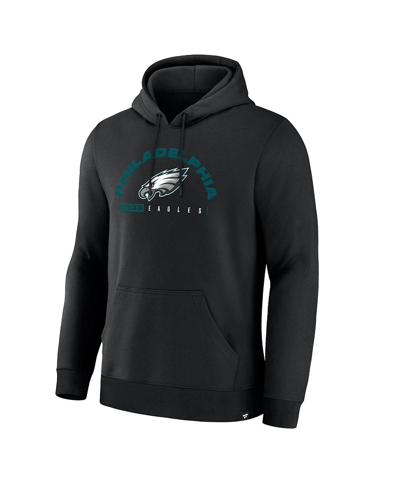 Fanatics Men's Black Philadelphia Eagles Delay of Game Legacy Pullover Hoodie