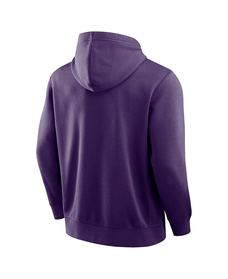 Fanatics Men's Purple Baltimore Ravens New Horizons Heritage Pullover Hoodie