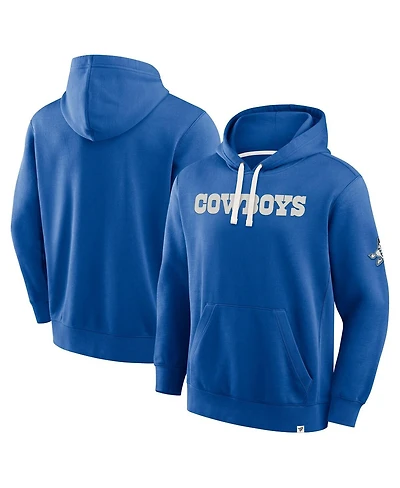 Fanatics Men's Royal Dallas Cowboys New Horizons Heritage Pullover Hoodie