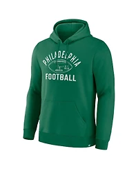 Fanatics Men's Kelly Green Philadelphia Eagles Fumblerooski Legacy Pullover Hoodie