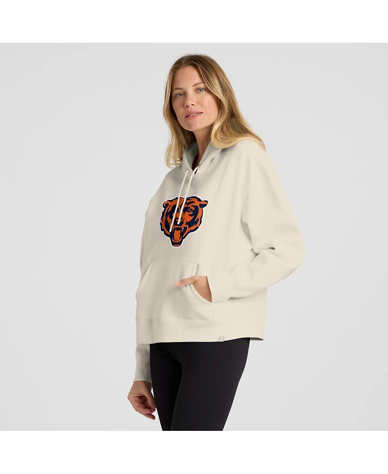 Fanatics Women's Cream Chicago Bears Dove Legacy Pullover Hoodie