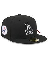 New Era x Alpha Industries Men's Black Los Angeles Dodgers 59FIFTY Fitted Hat