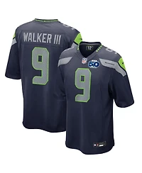 Nike Men's Kenneth Walker Iii College Navy Seattle Seahawks 50th Season Game Jersey