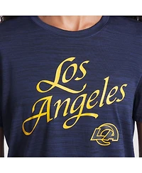 Nike Women's Midnight Blue Los Angeles Rams 2025 Rivalries Collection Sideline Velocity Dri-fit T-Shirt