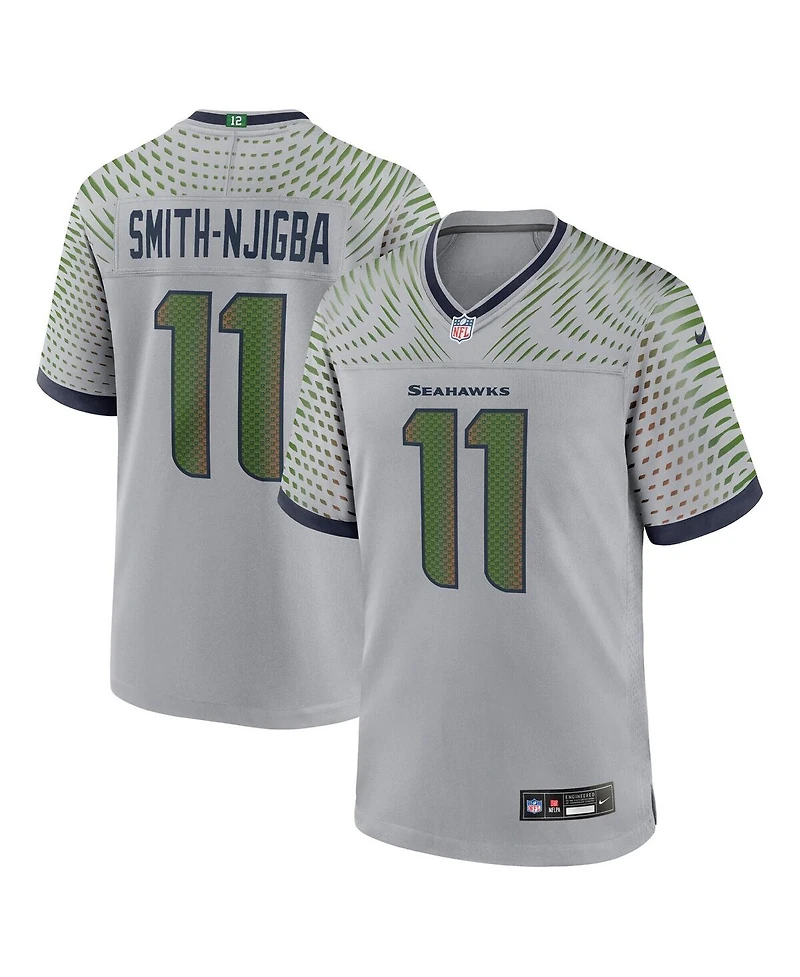 Nike Men's Jaxon Smith-Njigba Wolf Gray Seattle Seahawks 2025 Rivalries Collection Game Jersey
