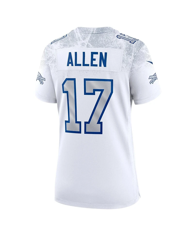 Nike Women's Josh Allen White Buffalo Bills 2025 Rivalries Collection Game Jersey