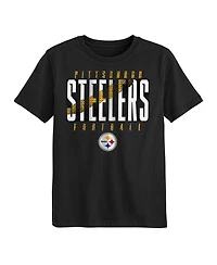 Outerstuff Preschool Black Pittsburgh Steelers Posterize T-Shirt