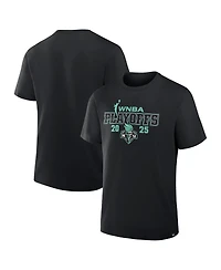 Fanatics Men's and Women's Black New York Liberty 2025 Wnba Playoffs T-Shirt