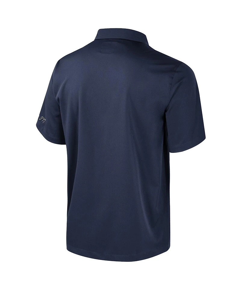 Colosseum Men's Navy Notre Dame Fighting Irish Strike Bowling Button-Up Shirt