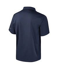 Colosseum Men's Navy Notre Dame Fighting Irish Strike Bowling Button-Up Shirt