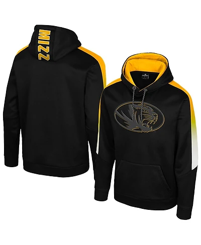 Colosseum Men's Black Missouri Tigers the Gang Blackout Hoodie