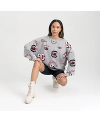 Gameday Couture Women's Gray South Carolina Gamecocks Always on Repeat Fleece Sweatshirt
