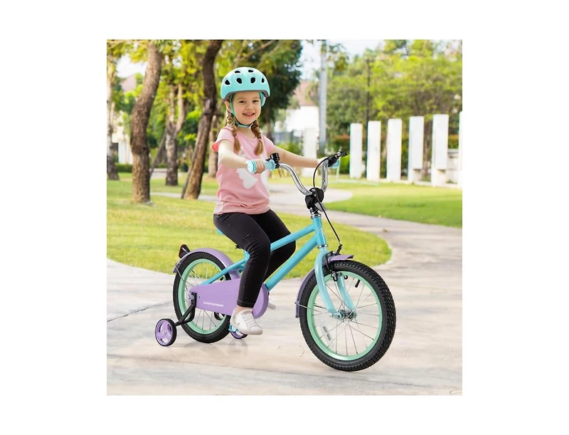 16 Inch Kids Bike with Adjustable Handlebar and Saddle