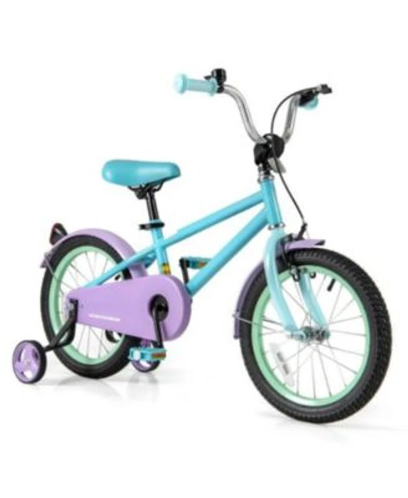 16 Inch Kids Bike With Adjustable Handlebar Saddle