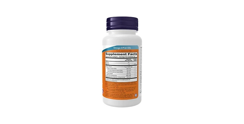 Now Foods Krill Oil & Coq10 Heart Support ,60 Soft Gels