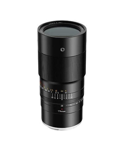TTArtisan 100mm f/2.8 2X Macro Lens for Fujifilm Gfx Mount, Black