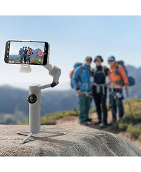 Insta360 Flow 2 3-Axis Ai-Powered Smartphone Gimbal with Ai Tracker, Stone Gray