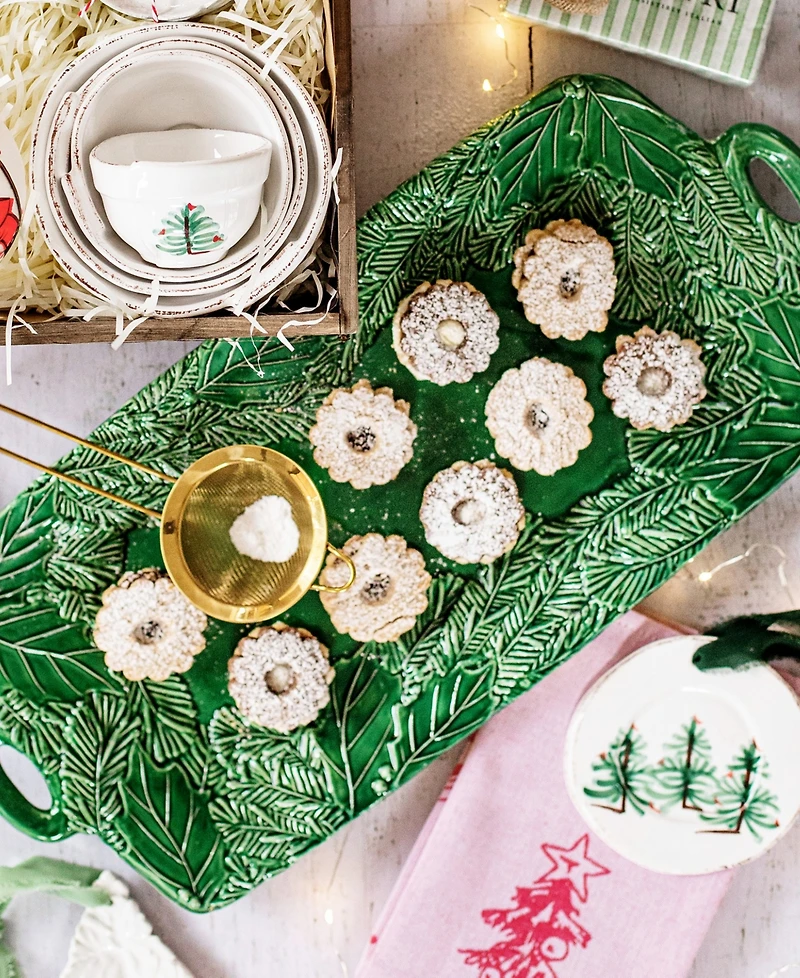 Vietri Lastra Handled Rectangular Platter