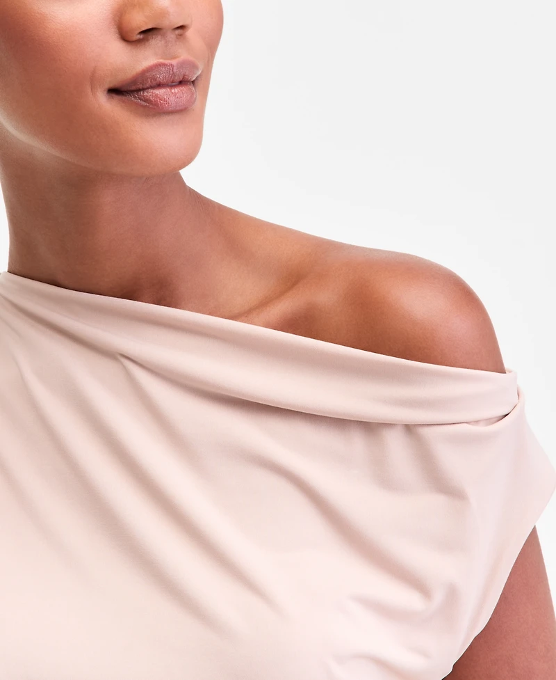 I.n.c. International Concepts Women's Ruched Sleeveless Twist Top, Macy's Exclusive