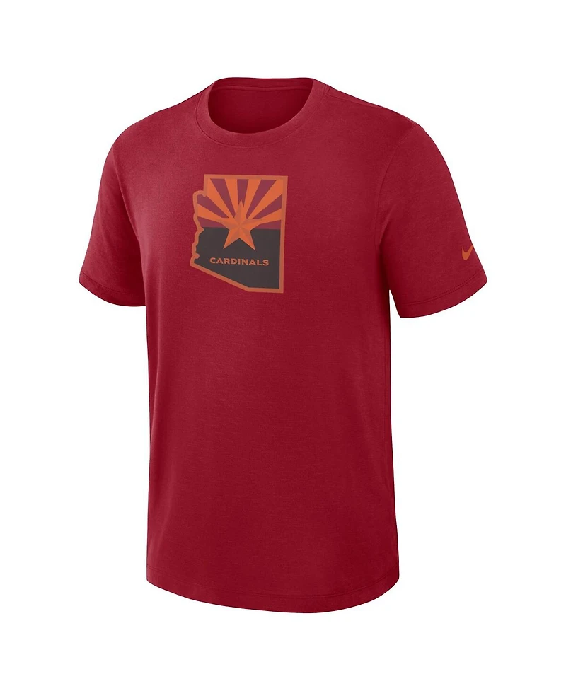 Nike Men's Red Arizona Cardinals 2025 Rivalries Collection Slub Dri-fit T-Shirt