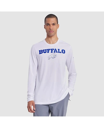 Nike Men's White Buffalo Bills 2025 Rivalries Collection Sideline Legend Dri-fit Long Sleeve T-Shirt