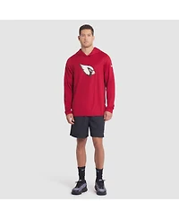 Nike Men's Red Arizona Cardinals 2025 Rivalries Collection Sideline Dri-fit Long Sleeve Hoodie T-Shirt