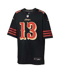 Nike Big Boys and Girls Brock Purdy Black San Francisco 49ers 2025 Rivalries Collection Game Jersey