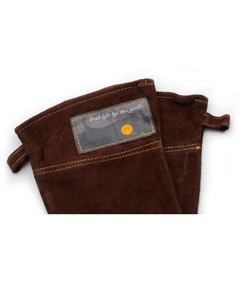 Outset Leather Grill Gloves, Set of 2