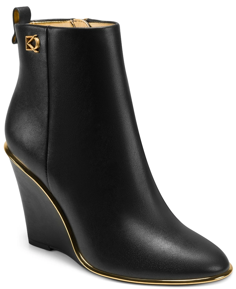 Donna Karan New York Women's Wedge Heel Booties