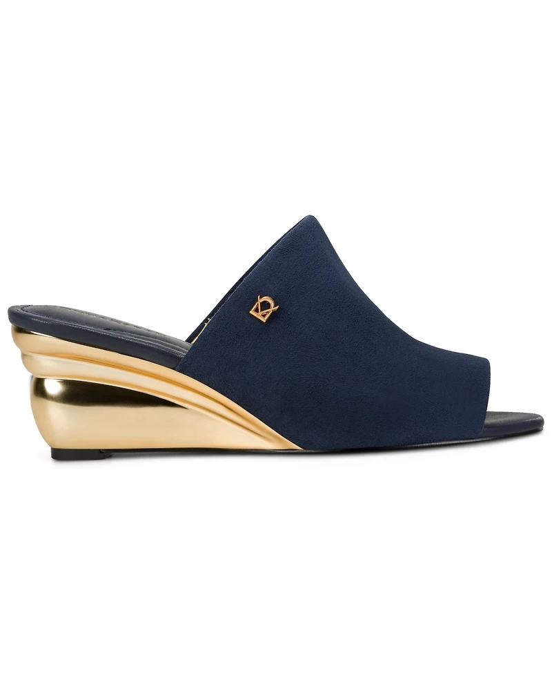 Donna Karan New York Women's Wedge Heel Mules