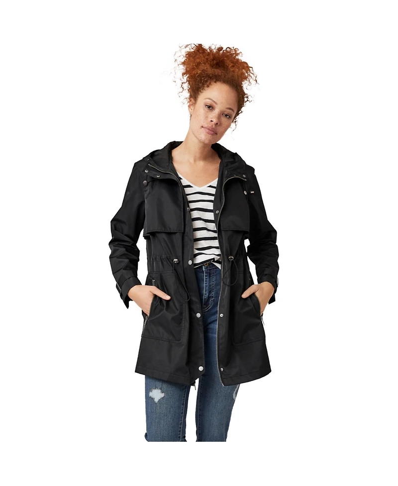 ellos Women's Hooded Anorak Jacket