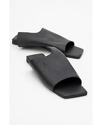 Forever & Always Shoes Orianna Leather Slide Sandal (Women)
