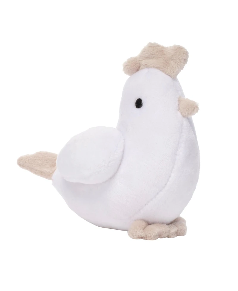 Lambs & Ivy Farm 3-Piece Infant/Baby Plush Toy Gift Set - Sheep, Cow, Chicken