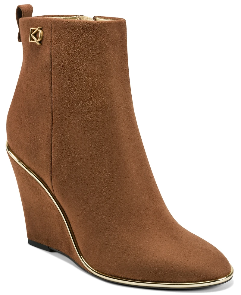 Donna Karan New York Women's Wedge Heel Booties