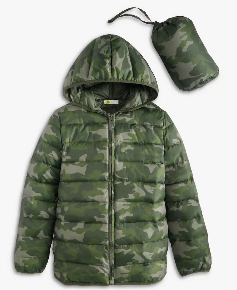 Epic Threads Boys 5-20 Camo Packable Jacket, Macy's Exclusive