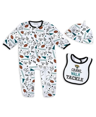 Wear by Erin Andrews Baby Boys and Girls Jacksonville Jaguars Sleep Play Set