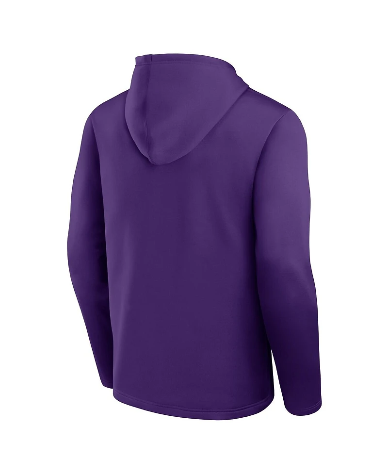 Logo Athletic Men's Purple Los Angeles Lakers Head Start Pullover Hoodie