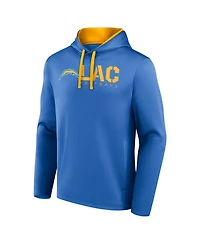 Logo Athletic Men's Powder Blue Los Angeles Chargers Head Start Pullover Hoodie