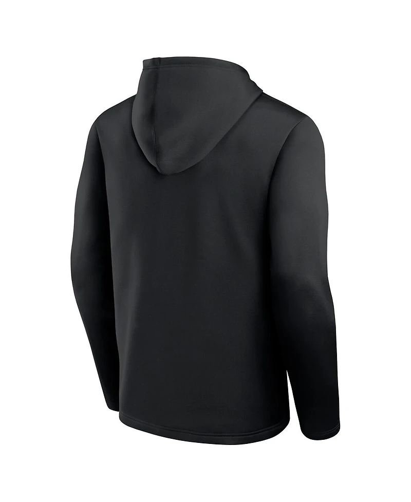 Logo Athletic Men's Black Las Vegas Raiders Head Start Pullover Hoodie