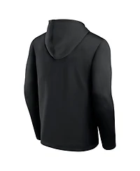 Logo Athletic Men's Black Las Vegas Raiders Head Start Pullover Hoodie